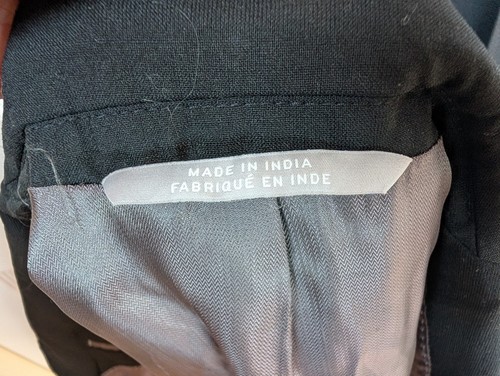 Boys Nordstrom Formal Black Suit Sz 5 Wedding Coat/Pants Wool Blend Please Read - Picture 5 of 9