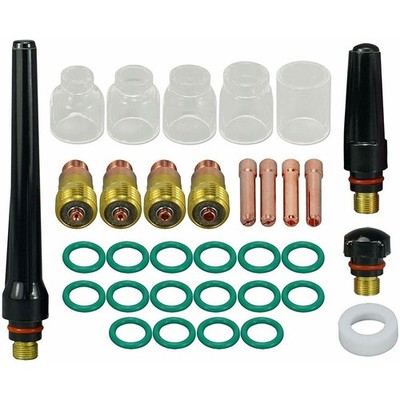 TIG Stumpy Gasobjektiv Kollettsatz für DB SR WP 17 18 26 Tig Auflagen DE