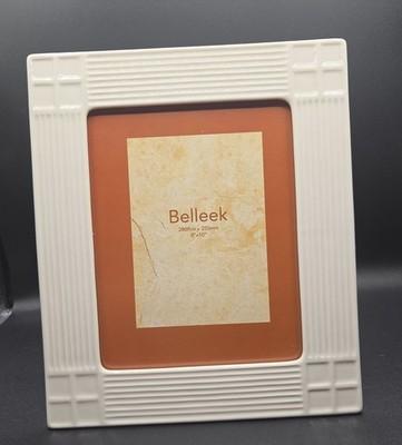 BELLEEK pottery inspired Rennie Mackintosh Design photo frame Holds 8''x10'' EUC