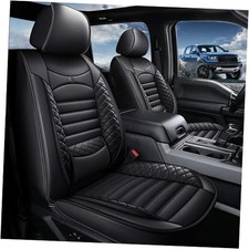 Seat Covers for Ford F150 2009-2024 2025 - 2 PCS Front 014 black