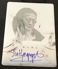 2012 Leaf Metal Poker Scotty Nguyen Autograph Magenta Plate 1/1 Vietnam HOF