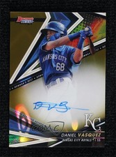 2022 Bowman's Best of Gold Lava Refractor 42/75 Daniel Vasquez #B22-DV Auto 0wx2