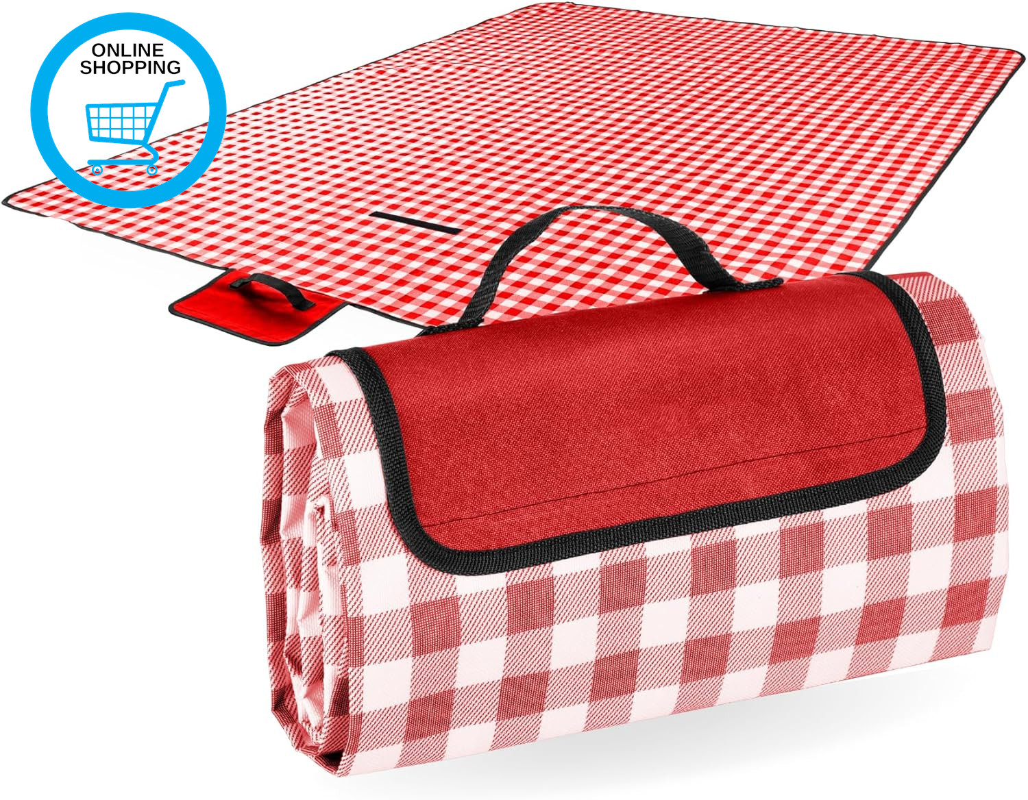 Waterproof Picnic Blanket – Large 200X140Cm Foldable Outdoor Blanket with Carry