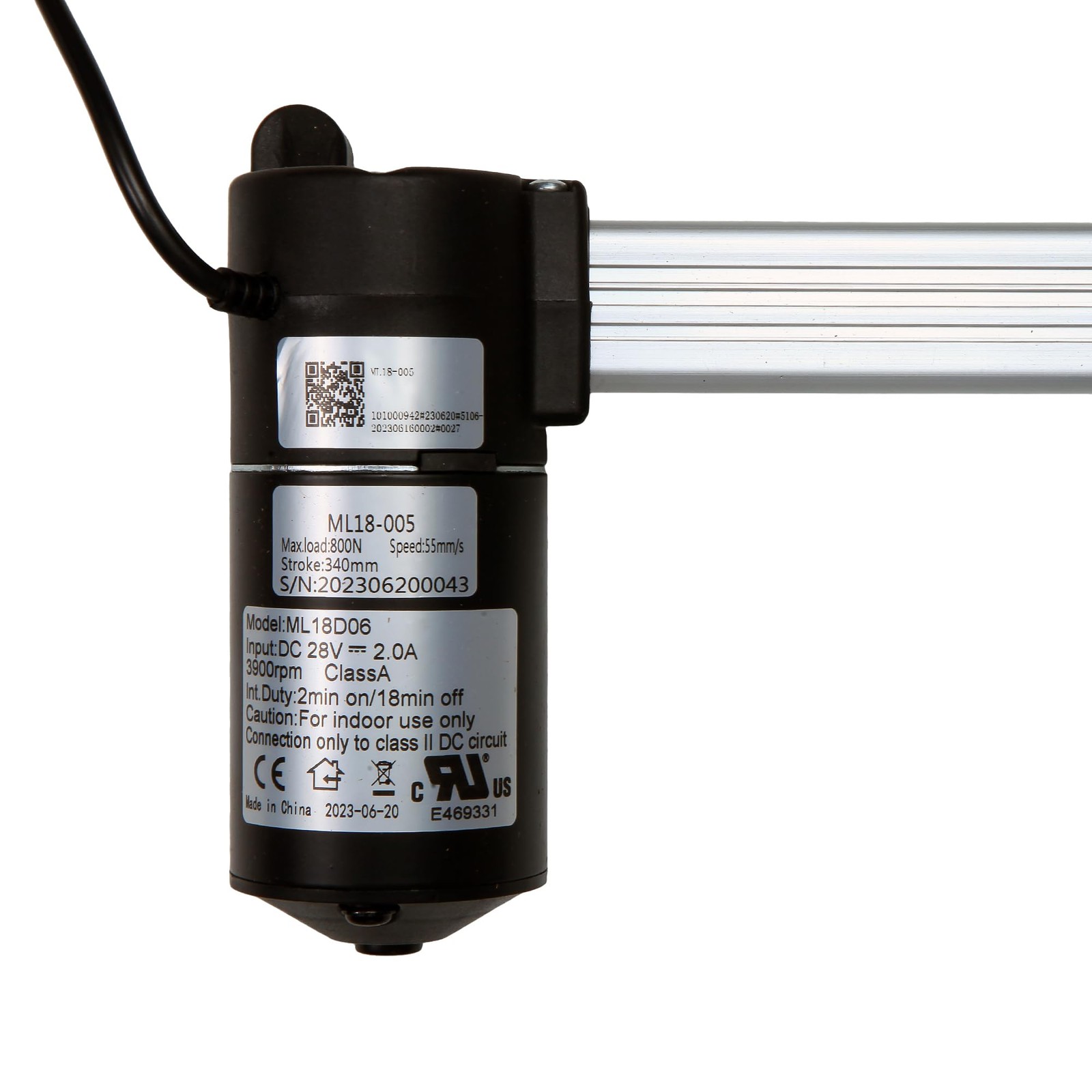 Fruhdi Power Recliner Lift Chairs Mulin Motor Actuator Model ML18D06 ML18-005 Re