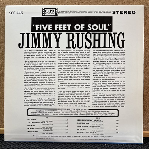 Jimmy Rushing~"Five Feet of Soul" 1963 / Reissue /Remastered / 180g / MINT - Picture 2 of 5