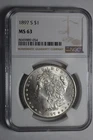 1897 S Morgan Silver Dollar MS63 NGC #054