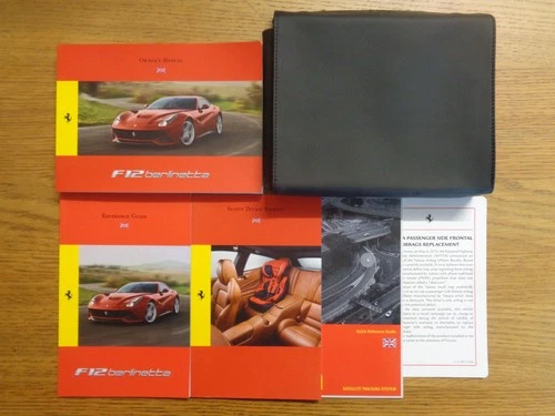 Ferrari F12 Berlinetta Owners Handbook/Manual and Pack