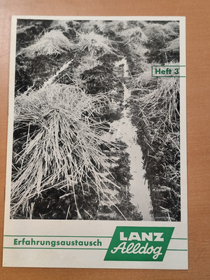 Lanz Alldog Exchange of Experience Booklet 3 Tractor Tractor Brochure M11