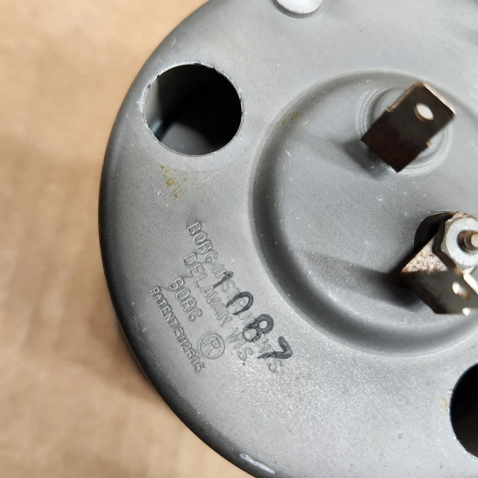 C2 Corvette 1967 calibre reloj conjunto Borg tablero bisel perilla 1087 buen fabricante de equipos originales Foto 2 de 4