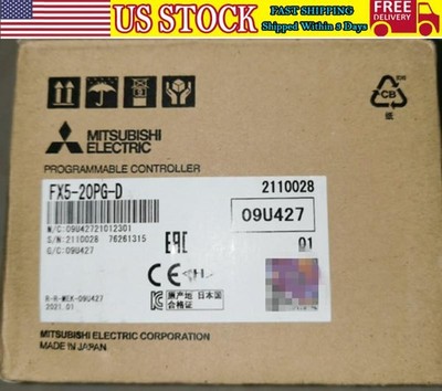 1PC New Mitsubishi PLC Programmable Controllers Processors Module FX5-20PG-D