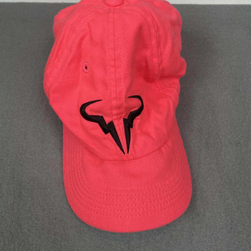 Gorra Rafa Nadal Bull con correa trasera para hombre rosa Nike Dri Fit tenis golf Heritage86 Foto 2 de 4