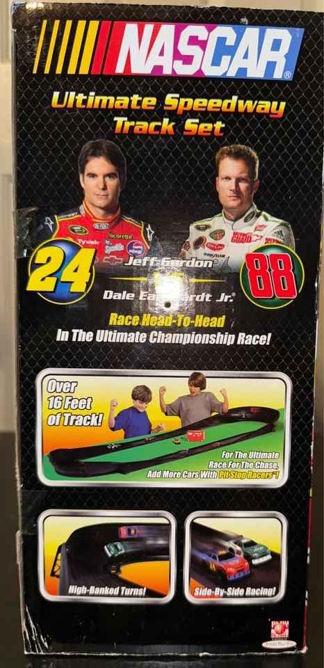 Vintage NASCAR Ultimate Speedway Motorized Track Set Gordon vs. Earnhardt Jr NEW - Image 4 of 4