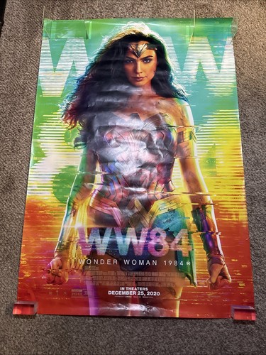 Wonder Woman 84 Vinyl Movie Theater Cinema Poster Banner 70x48 in Gal Gadot 2020
