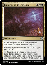 Etchings of the Chosen [The Lost Caverns of Ixalan Commander] Near Mint