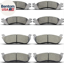 D881 D1158 Kit 8 pezzi pastiglie freno anteriori posteriori in ceramica adatte per Ford Explore 2006-2010