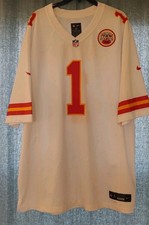 Camiseta deportiva blanca XXL blanca Xavier Worthy #1 Kansas City Chiefs Nike On-Field para hombre nueva sin etiquetas