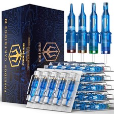 Poseidon V3 Tattoo Cartridge Needles 50PCS Mixed Size Steriled Needles with M...