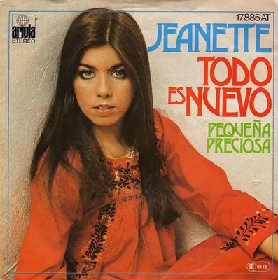 Jeanette Todo Es Nuevo Vinyl Single 7inch NEAR MINT Ariola