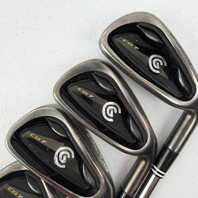 Set Of 4 Cleveland CG7 Zip Grooves 9 8 7 6 Iron 75g Regular Flex