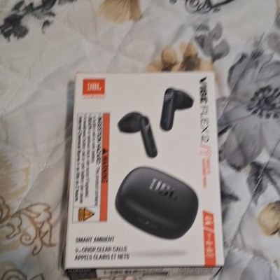 JBL Vibe Flex 2 Black In-Ear Bluetooth Earbuds Touch Control USB-C Case