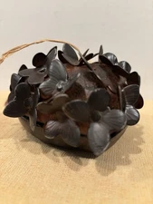 NWT JAN BARBOGLIO/ MARIE MADELEINE GIVING BOX FORGED IRON METAL HEART BUTTERFLY