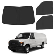 Front Windshield Side Window Sun Shade for 1992-2025 Fo-rd E-Series E-1