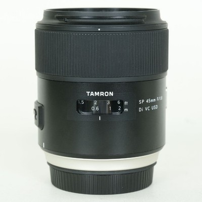 Tamron SP 45mm F/1.8 Di VC USD Canon EF Lens, Near Mint, High