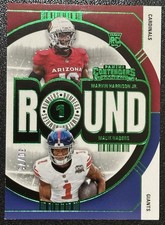 Panini 2024 Contenders Round Numbers Marvin Harrison Jr Malik Nabers #2 30/75