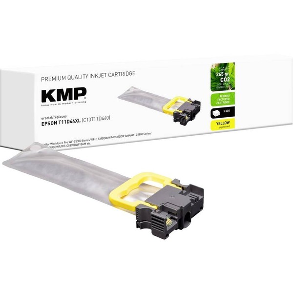 Kmp Druckerpatrone Ersetzt Epson T11D4 Xl Kompatibel Gelb 1664,4009 1664,4009-image