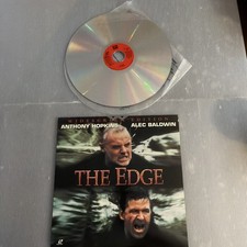 The Edge LaserDisc Laser disc Movie Widescreen Edition LD Anthony Hopkins