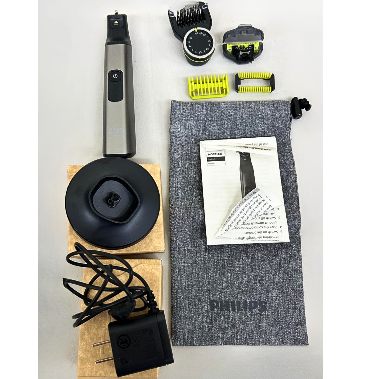 Philips Norelco OneBlade Pro 360 Electric Trimmer & Shaving 