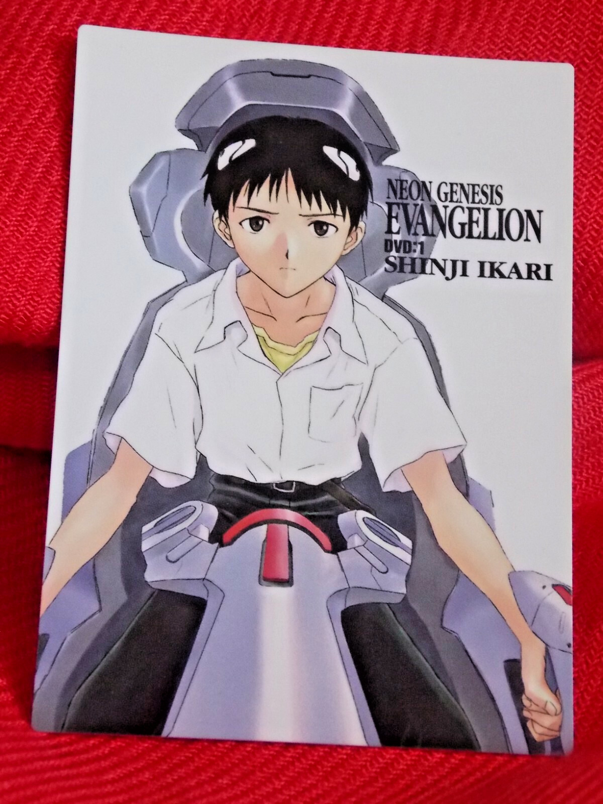 Tarjeta coleccionable vintage 1998 Bandai Evangelion Shinji Ikari anime Ji1 Rei Reino Unido