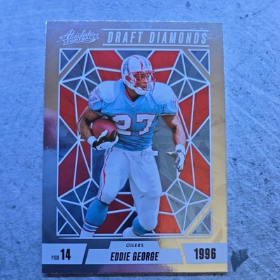 Eddie George - 2024 Panini Absolute #DD-EGE Draft Diamonds - Houston Oilers