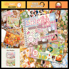 Kawaii Sticker Book - 30 Sheets, 800 Cute Cartoon Animal Stickers for Journaling