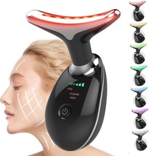 Face and Neck Massager T I, 7 C I r Facial for Black