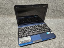 MSI U135 Netbook 10.1" Laptop Intel Atom N450 1.66GHz 1GB RAM 128GB SSD