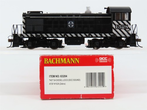HO Scale Bachmann 63204 ATSF Santa Fe ALCO S4 Diesel Switcher w/ DCC & Sound | Zustand: Used