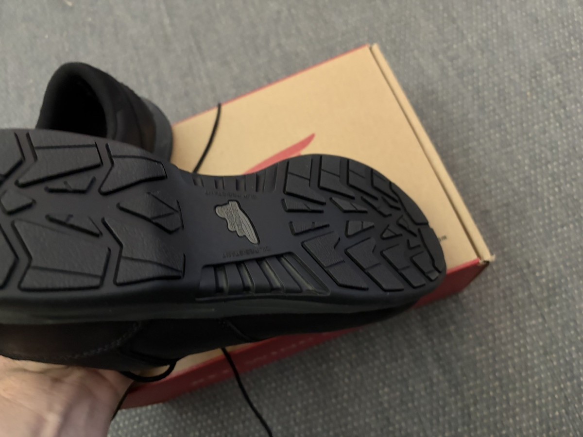 Red Wing 6172 ComfortPro Safety Toe Oxford Black Work Shoe Men 9.5 H NEW in‎ BOX RED WING 6712 black leather safety toe | Mercari main image 3
