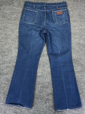Vintage Wrangler 945DEN Jeans USA 36x31 Flare Bootcut Scovill