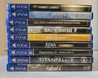 PS4 Games Lot Of 9 Rocket League, Modern Warfare Kena, Fallout 4 &More