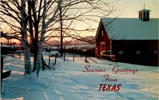 TEXAS, TICHNOR BROS., BOSTON Postcard