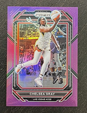 Chelsea Gray #’d/149 Purple Prizm -2023 Panini Prizm #87 Las Vegas Aces Team USA