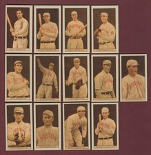 1912 Brown Background T207 BOSTON BRAVES Team REPRINT Set ~ ALL 13 cards