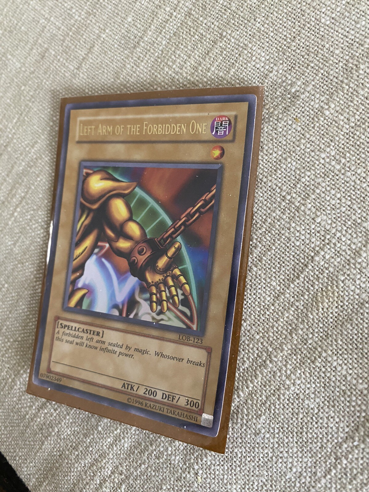 Yugioh Arm of Exodia LOB good condition Rare eBay