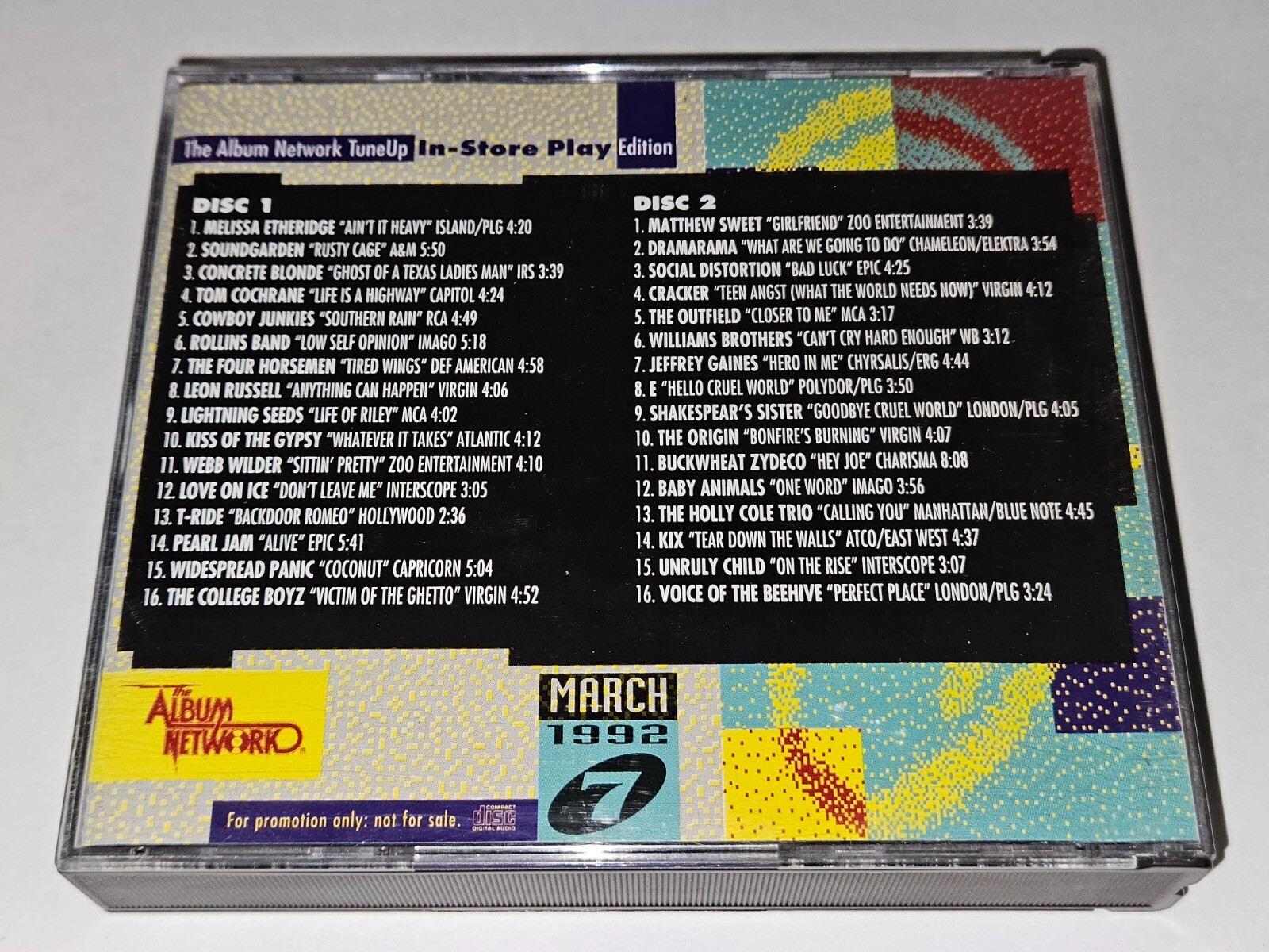 pearl jam - the rob intro | play on anghami Images... The Album Network TuneUp In-Store Play Edition Vol. 7 CD 2-Disc Set ...