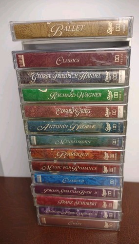 The Masterpiece Collection Classical Music Sealed 14 Cassette Tape Lot Mozart - Picture 2 of 5