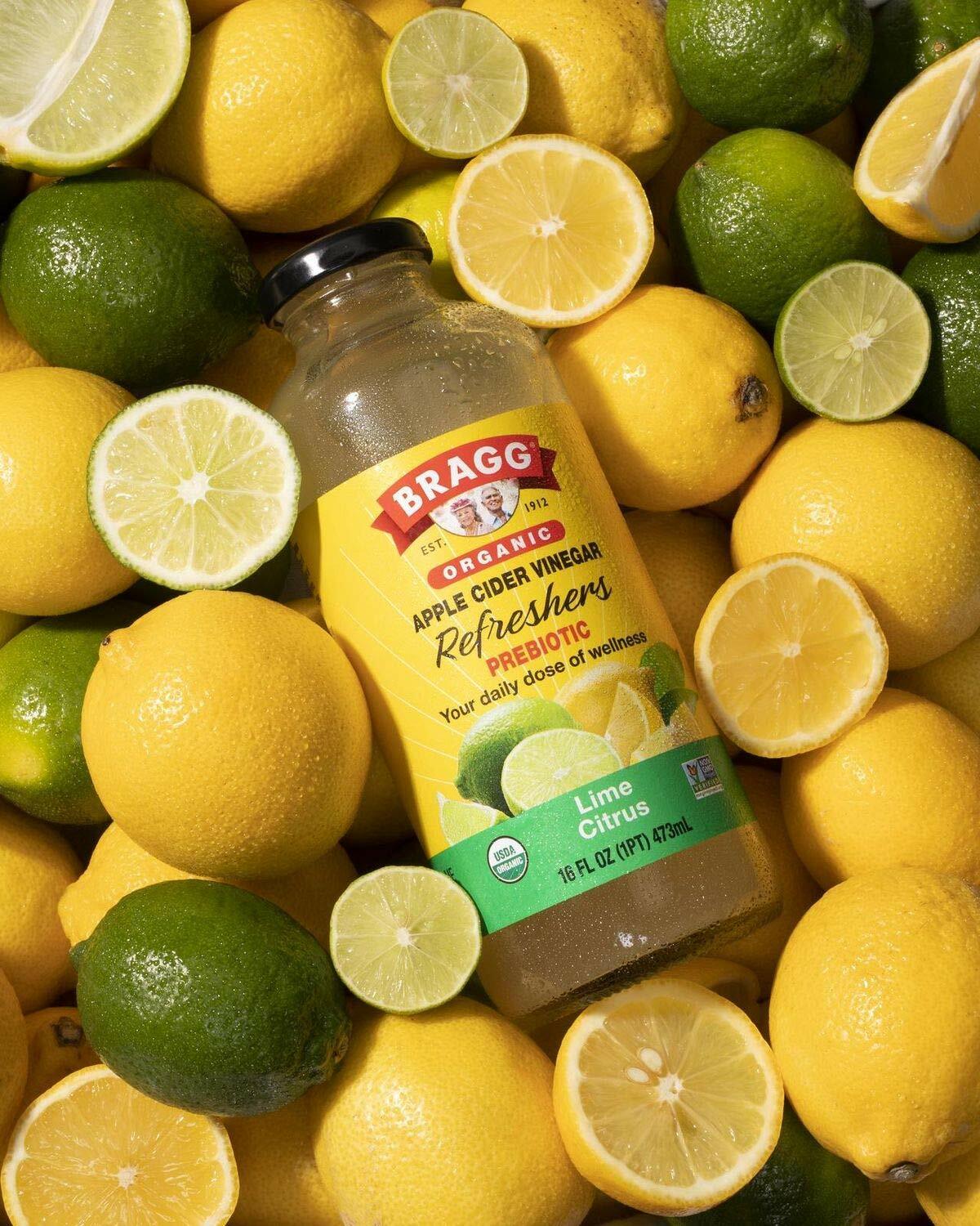 Bragg Apple Cider Vinegar Limeade 16 Oz (Pack of 12) eBay