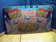 1966 Old Fashioned Claxton Fruit Cake Claxton GA Georgia full of fruits & nuts