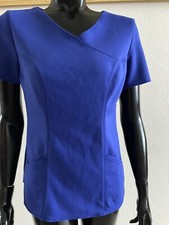 Jaanuu Navy Jersey 2 Pocket Scrub Top Size SMALL