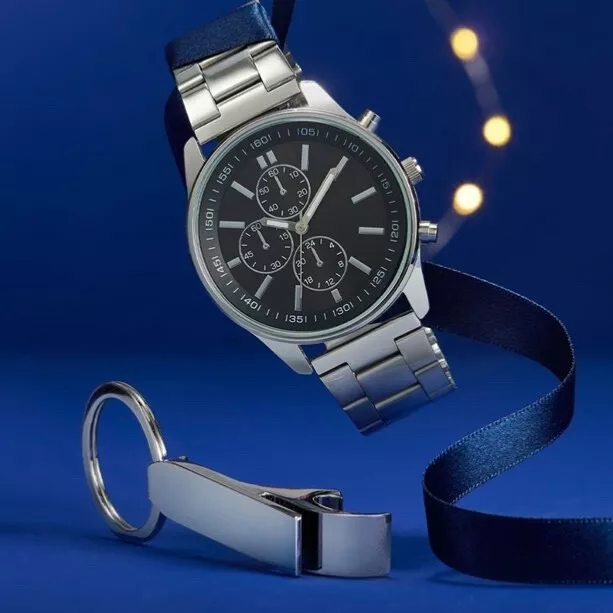 Avon Lucas Watch Gift Set Mens Watch Bottle Opener Gift Set